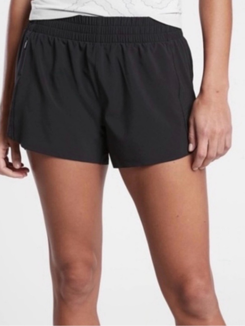 Athleta New Hustle 3" Black Running Shorts in Black Size M
NWT - Picture 7 of 16